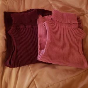 Sleeveless turtleneck sweaters from Express